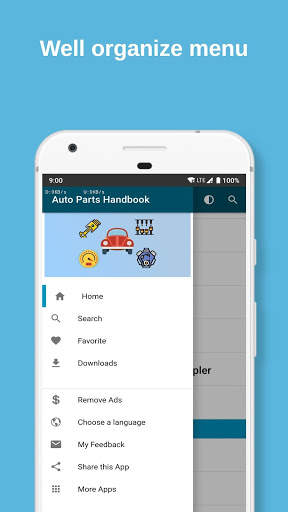 Car Parts - Car insides Handbook screenshot 1