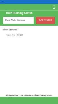Indian Live Train Status screenshot 1