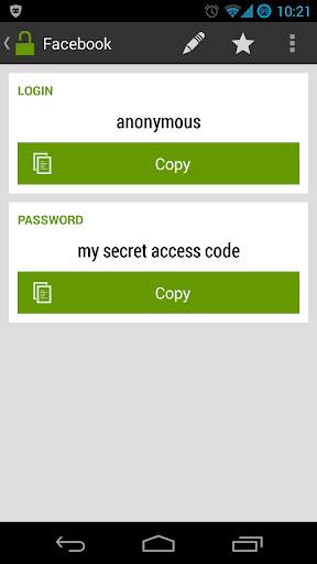 Password Safe / Manager 2 تصوير الشاشة