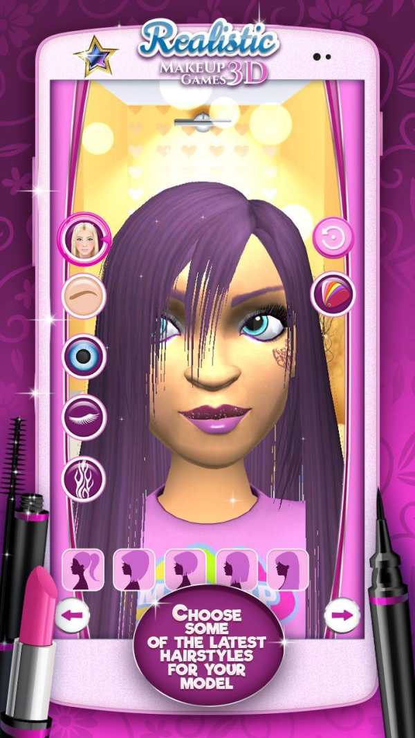 Realistic MakeUp Games 3D screenshot 2