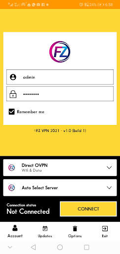 FZ VPN screenshot 1