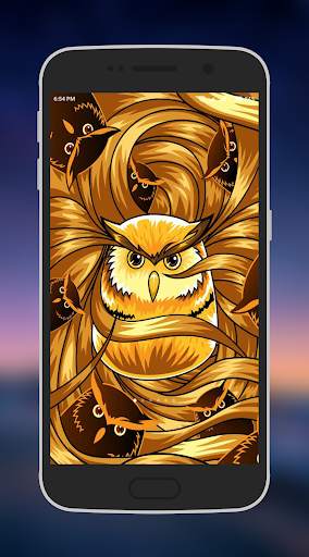 Owl Wallpapers 4 تصوير الشاشة