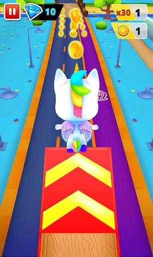 Unicorn Runner 2. Magical Running Adventure screenshot 3