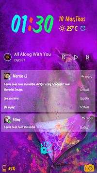 Holi CM Launcher &Locker Theme screenshot 2