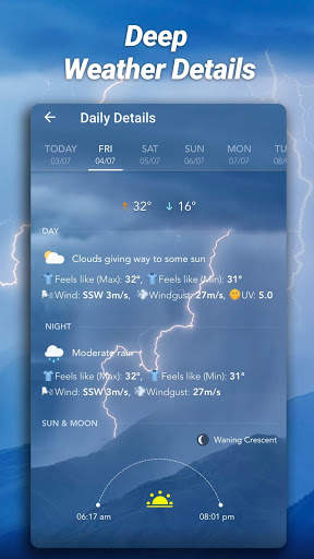 Accurate Weather: Weather Forecast, Clima Widget screenshot 8