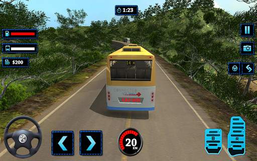 Modern Mountain Bus Driver : Uphill Coach Driving screenshot 10