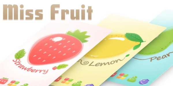 Miss Fruit GO Launcher Theme screenshot 6