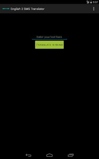 English to SMS Translator screenshot 3