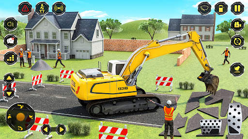 Modern Road Construction Games screenshot 6