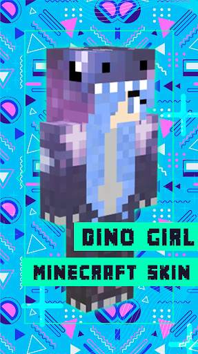 Dino Girl Skin For Minecraft screenshot 3