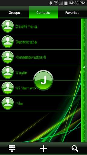 THEME AERO GREEN FOR EXDIALER screenshot 3