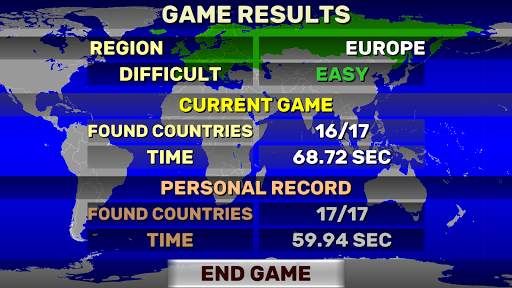 World Map Quiz: Coutries, Capi screenshot 16