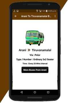 Arani Bus Info screenshot 6