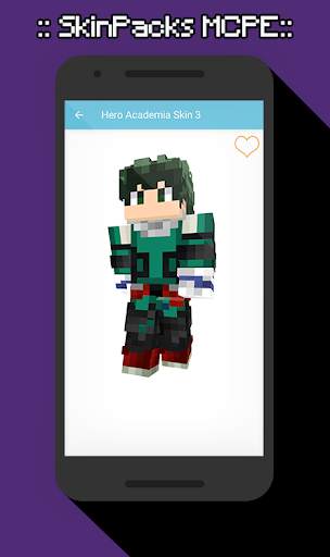 SkinPacks HeroAcademia for Minecraft screenshot 2