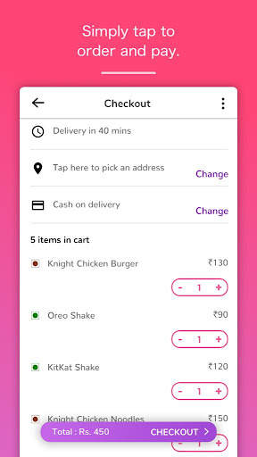 Knight Bite - Order Food Online screenshot 4