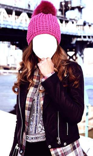 Women Winter Caps Photo Editor screenshot 13