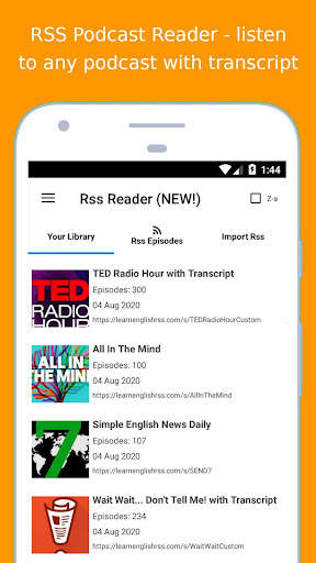 English Podcast & Transcript screenshot 3