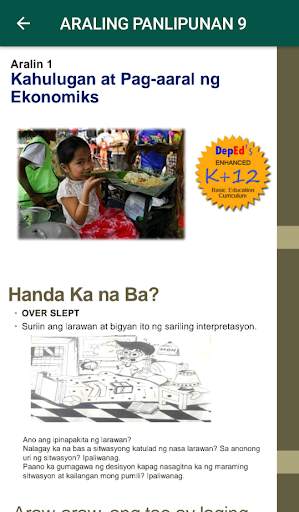 Araling Panlipunan 9 screenshot 2