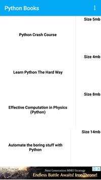Python Programming Books скриншот 2