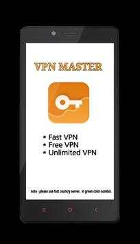 VPN Master-Unlimited Free VPN screenshot 1