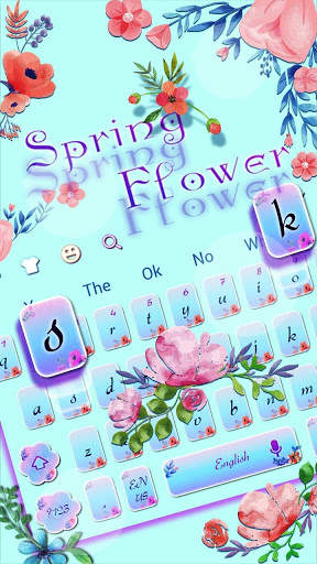 Spring Flowers keyboard screenshot 2
