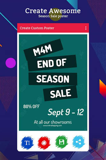 Poster Maker free,Ads Page Designer,Flyer Designer 7 تصوير الشاشة