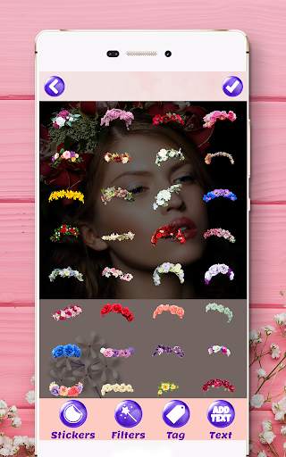 Flower Crown Camera - Flower Crown Photo Editor screenshot 8
