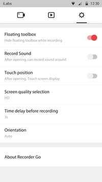 Recorder Go—best screen record screenshot 2