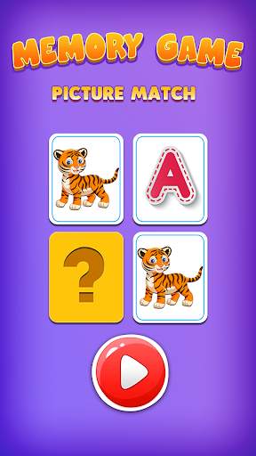 Picture Match, Memory Games for Kids - Brain Game screenshot 1