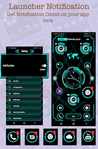 Hi-tech Themer Launcher 2022 screenshot 4