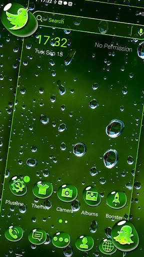 Waterdrop Green Theme screenshot 1