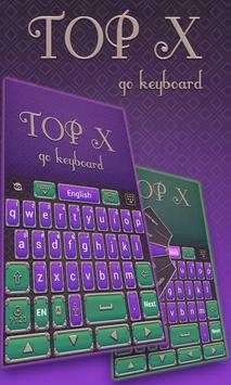 Top X Go Keyboard Theme screenshot 1