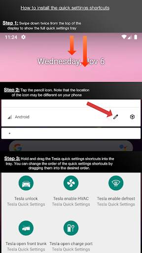 Tesla Quick Settings screenshot 3