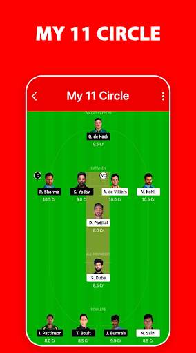 My 11 Circle - My 11 Cricket Team Prediction Tips screenshot 1