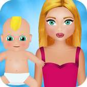 babysitter fashion game logo