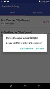 Reactive Billing Example screenshot 5