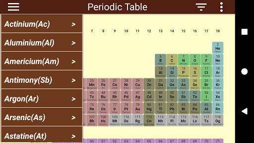 Periodic Table screenshot 3