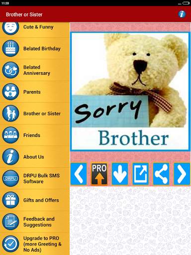 Sorry Cards & Picture Messages screenshot 11