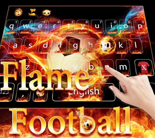 Api Sepakbola Keyboard Tema screenshot 3