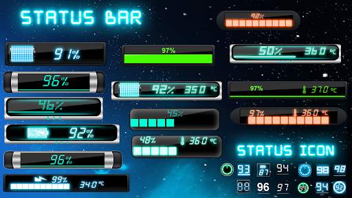 Battery Neon Widget screenshot 5