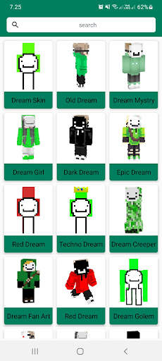 Dream skins for Minecraft PE screenshot 1