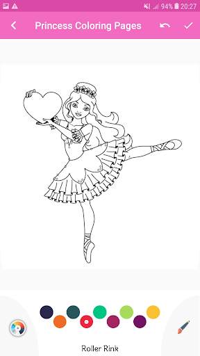 Princess coloring pages 🌈🌈 - OFFLINE screenshot 6