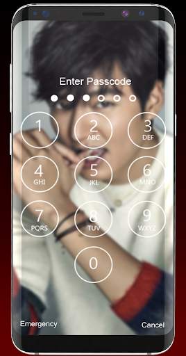 Lock Screen for Lee Min Ho:   Wallpapers 2 تصوير الشاشة