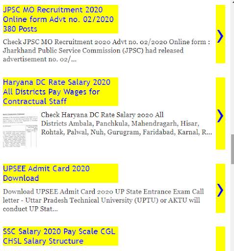 Result Admit Card Latest Jobs Cut off Salary App screenshot 6