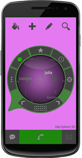 Dial Sphere 3D - Dialer screenshot 5