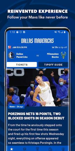Dallas Mavericks screenshot 1