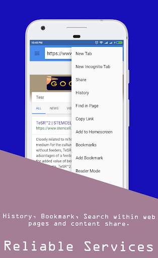 Fast Mini Browser screenshot 2