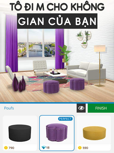 Thiết kế:Trò chơi thiết kế nhà, trang trí nội thất screenshot 12