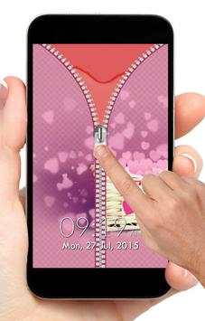 Love Zipper Screen Lock screenshot 4