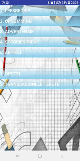 Grade 12 Afrikaans HL Mobile Application screenshot 2